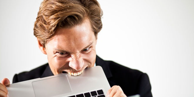 Annoyed Computer User